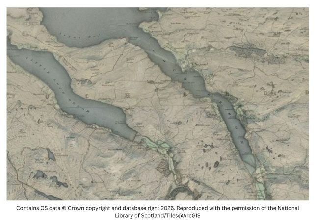 Historic map of wester ross