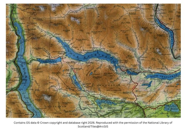 historic image/ map of wester ross