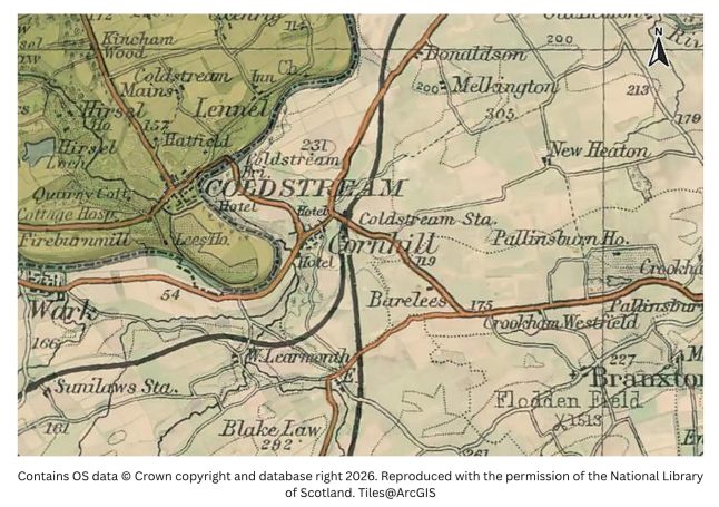 Cornhill (Coldstream) A5 The North Eastern Railway
