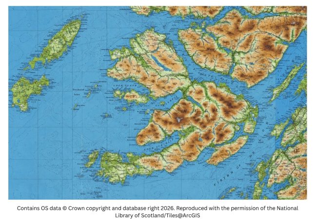 Historic image of the inner hebrides