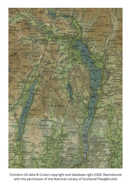 Historic image of the lake district